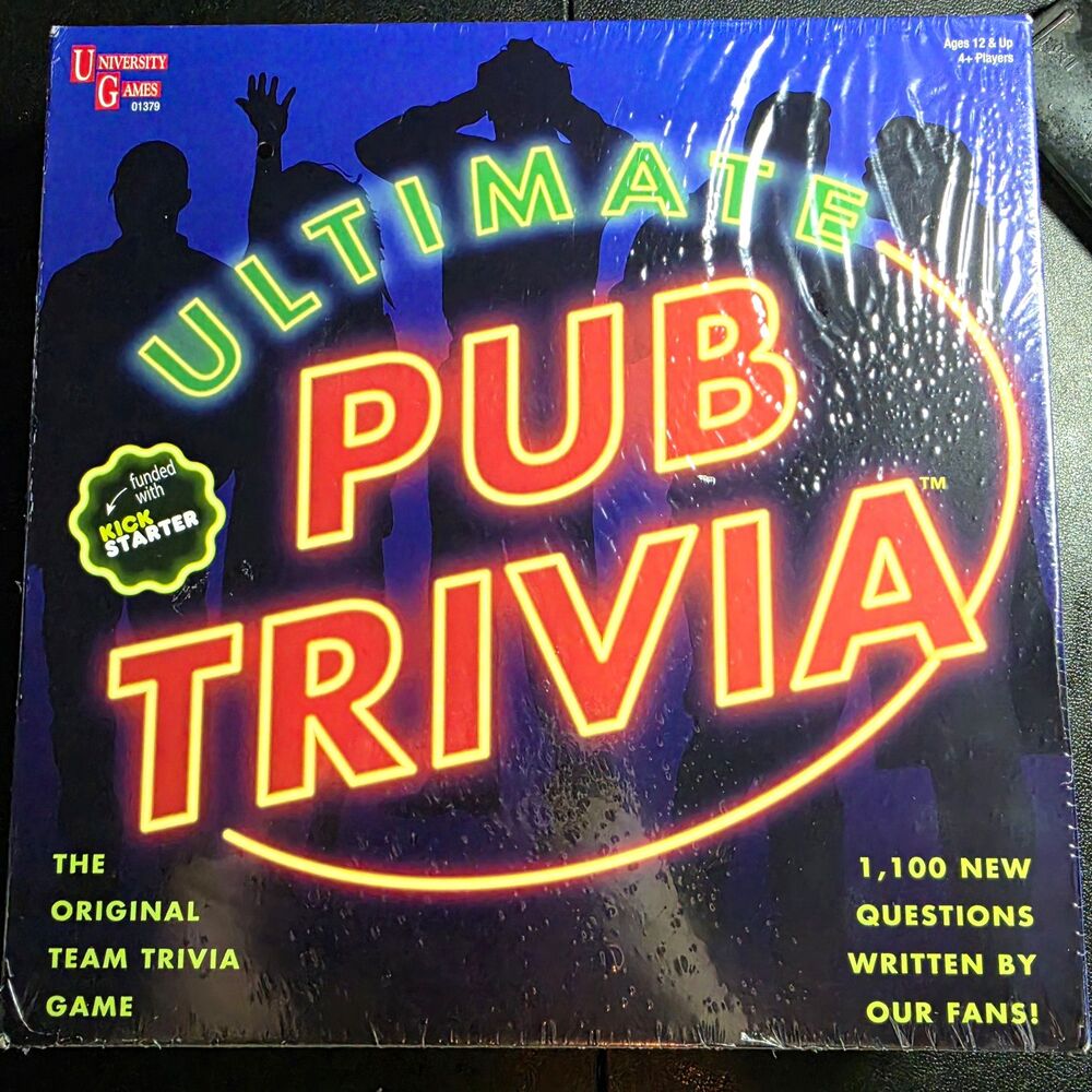 University Games Ultimate Pub Trivia Team Trivia Game 12+ 4+ Players 2020 01379